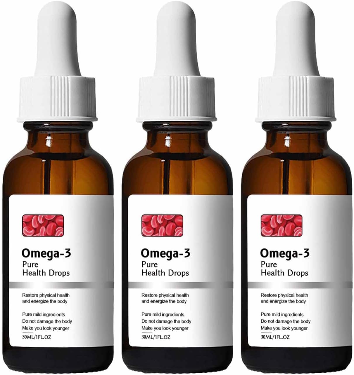 Natravor Omega-3 Natural Vasclear Drops, Natravor Omega3 Vas Clear Drops, Natravor Drops, Omega-3 Natural Vasclear Drops (3PCS)