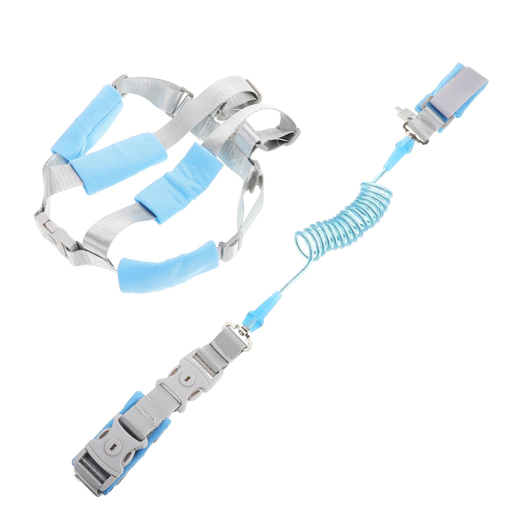 VICASKY 5pezzi Guinzaglio Sicurezza Per Imbracatura Antiperdite Accessorio Pratico Per Passeggiate e Stroller Per Piccoli Blu