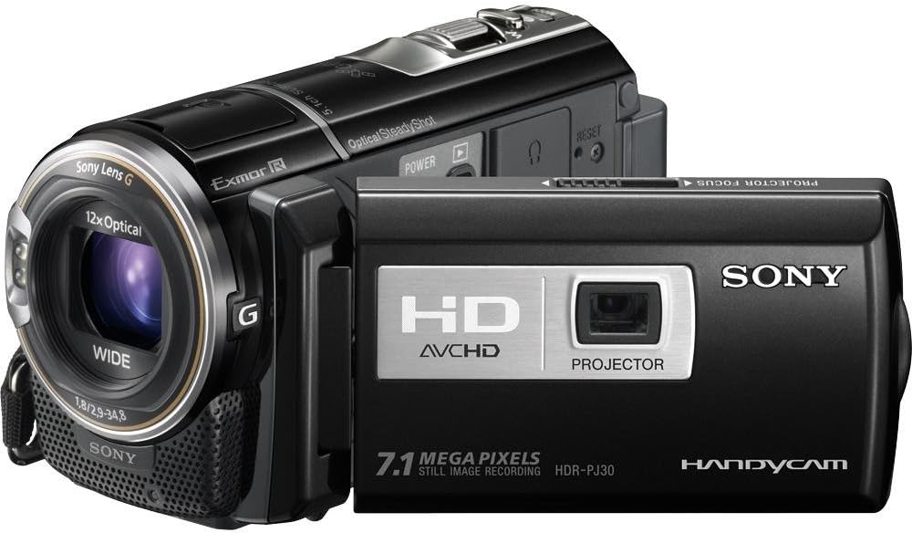 Sony HDR-PJ30V High Definition Handycam Camcorder with Built-in Projector (Black)