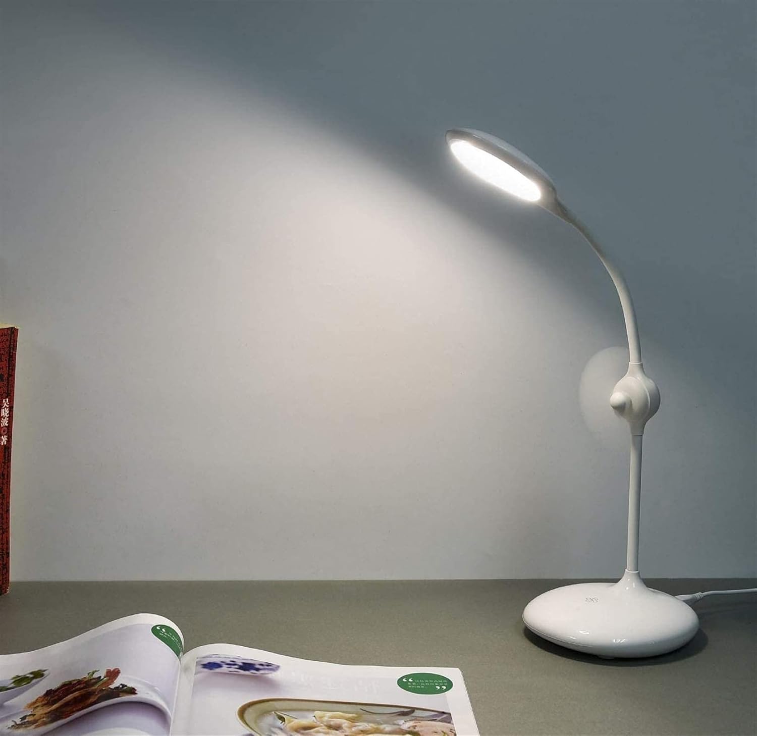 Rechargeable Clip on Reading Light – Cordless Book Lights with Touch Switch 3 Colour Temperature Modes 3 Brightness Levels Eye Protection Desk Lamp 360° Flexible USB Bed Lamp for Kids