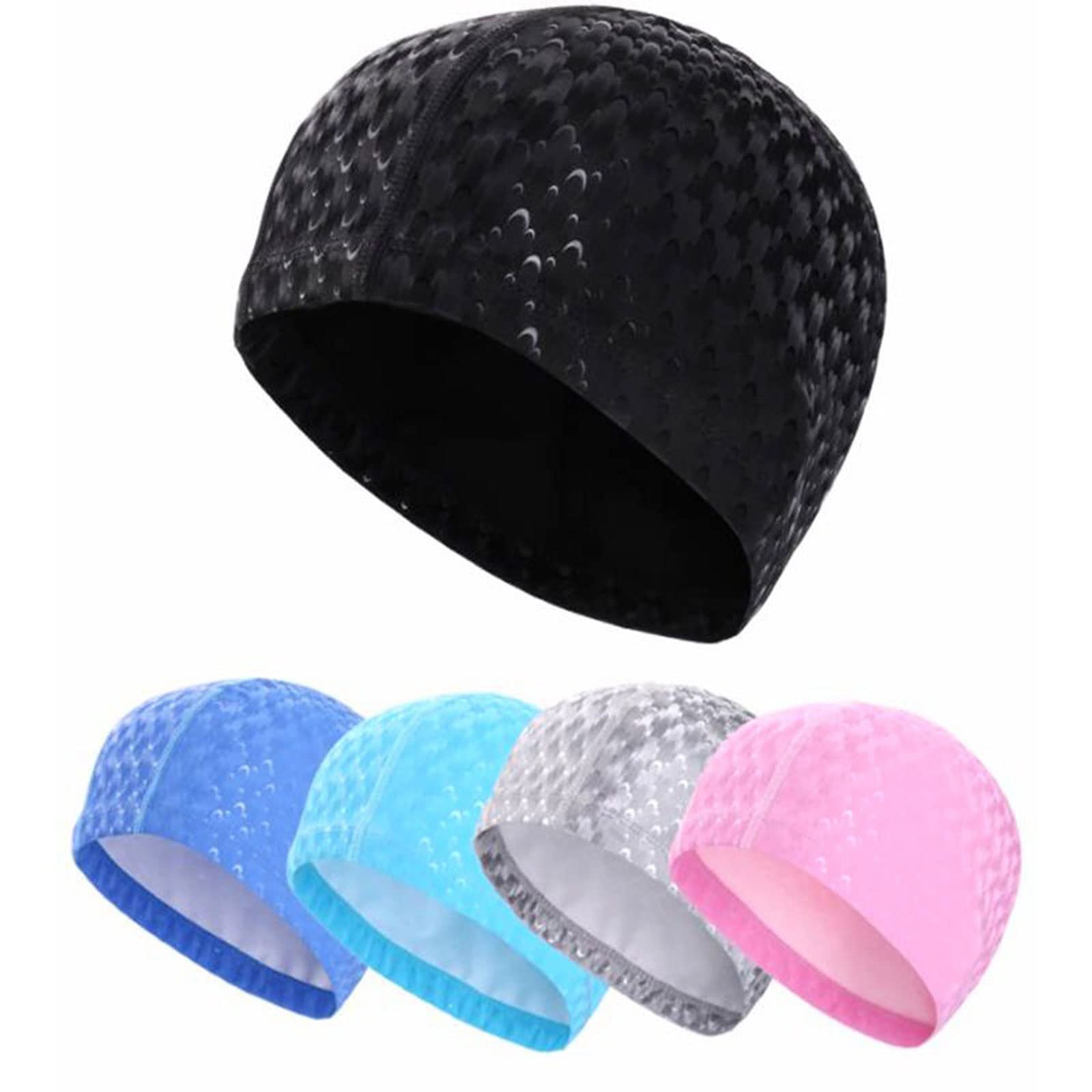 cuffia da nuoto accessori da nuoto PU nuoto piscina cappello adulto uomo/donna protezione orecchio poliuretano antiscivolo professionale cuffia da nuoto