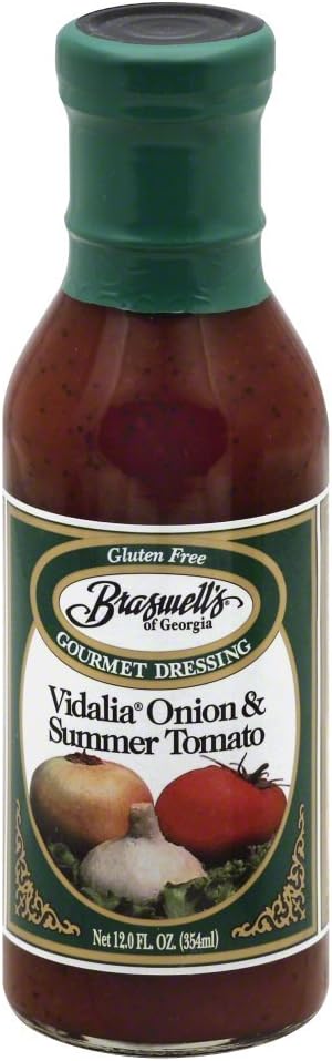 b'Braswell's Dressing Vidalia Onion & Summer Tomato 12.0 OZ (Pack of 2)'