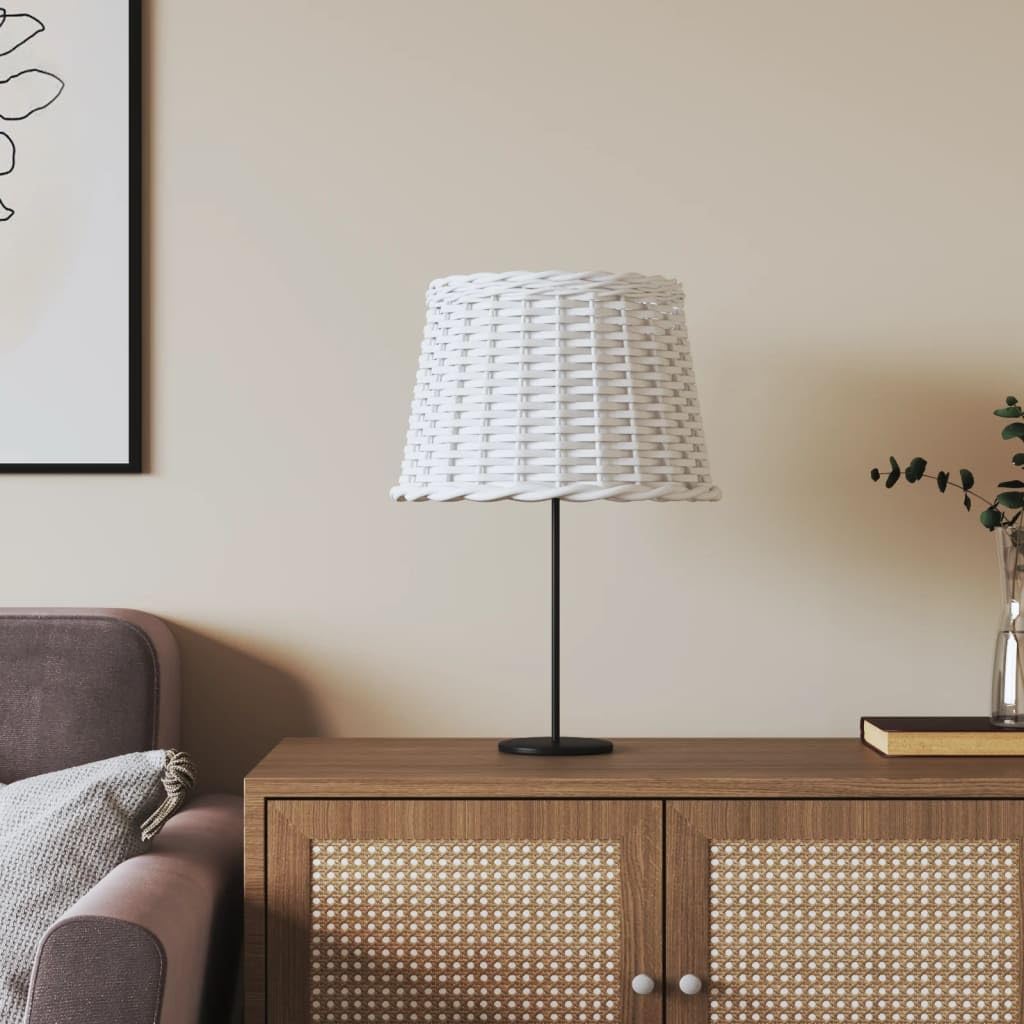 Lampenschirm Korbweide Rund Ø40x26 cm für Tischlampe