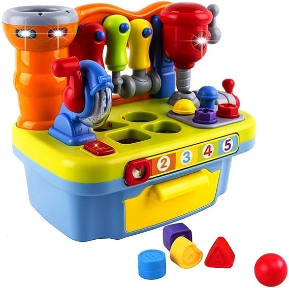 Yiosion Musical Learning Tool Workbench Work Bench Toy