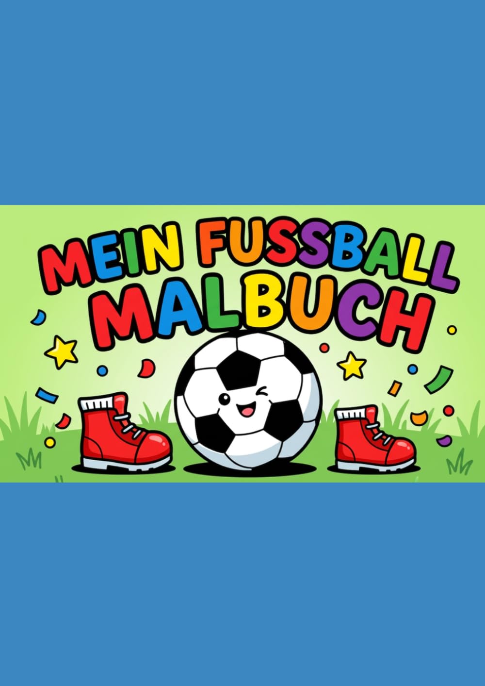 Mein vielseitiges Fussball Malbuch