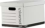 Universal Basic-Duty Economy Record Storage Boxes, 10 Pack, Letter/Legal Files, 12