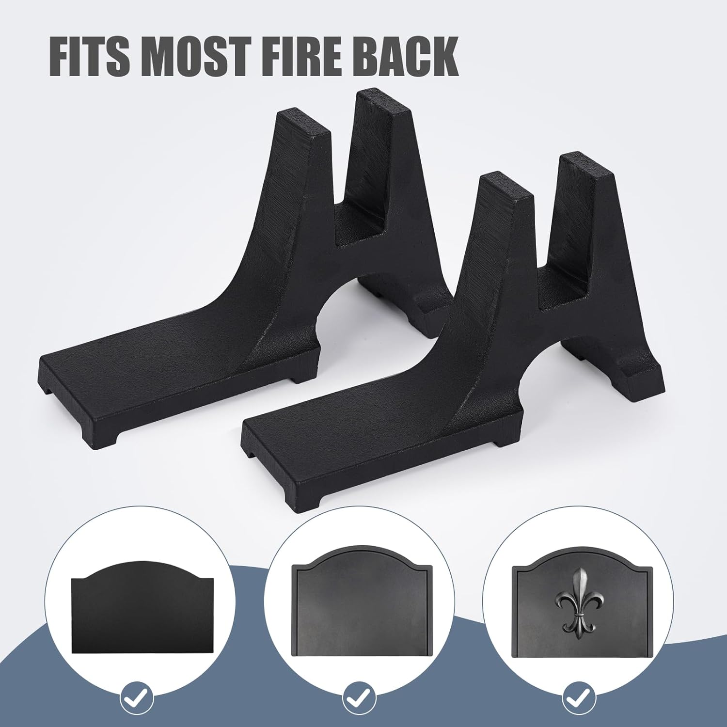 22" Fireback with Fireback Feet