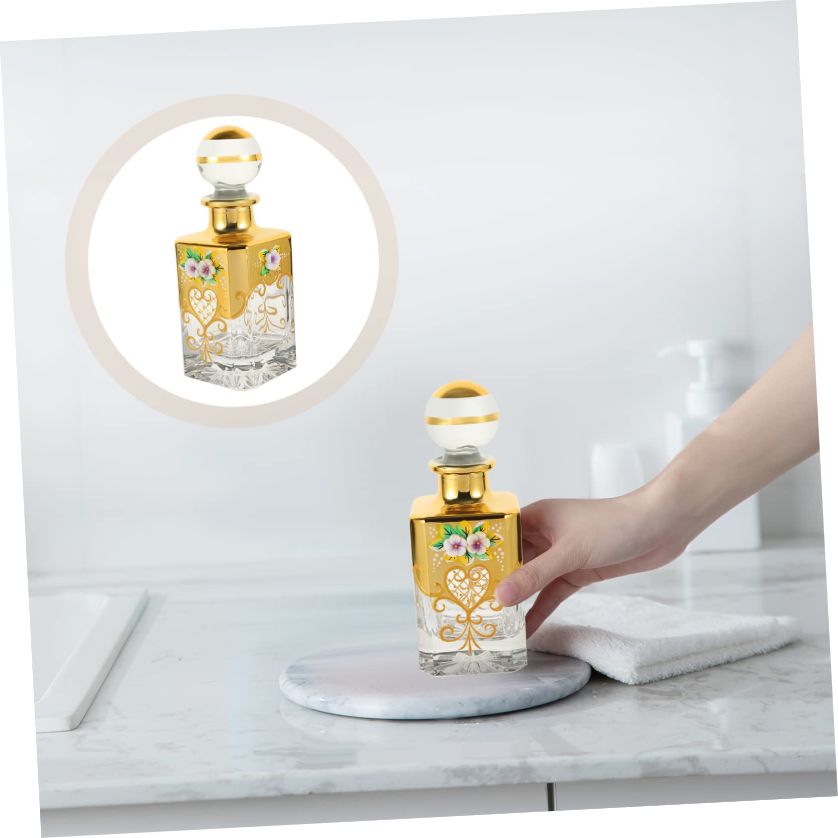 PACKOVE Parfümflakon aus Glas 150ml, Leer, Wiederbefüllbar zur Aufbewahrung