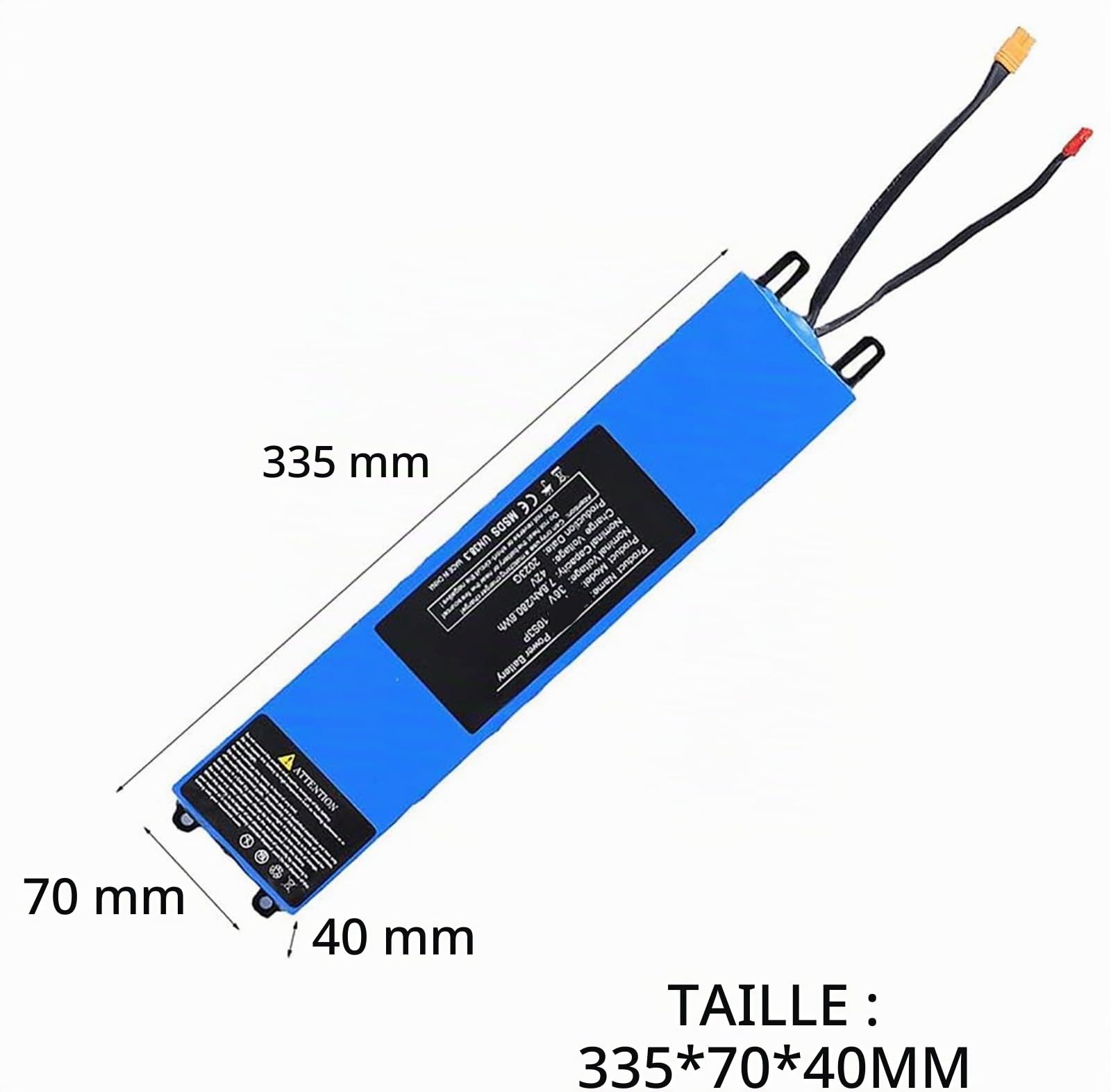 36V Batterie pour Trottinette Électrique, Batterie Haute Puissance 36V 6Ah 7.8Ah 10.4Ah Batterie De Remplacement 10S3P pour Kit Moteur De 0-400W