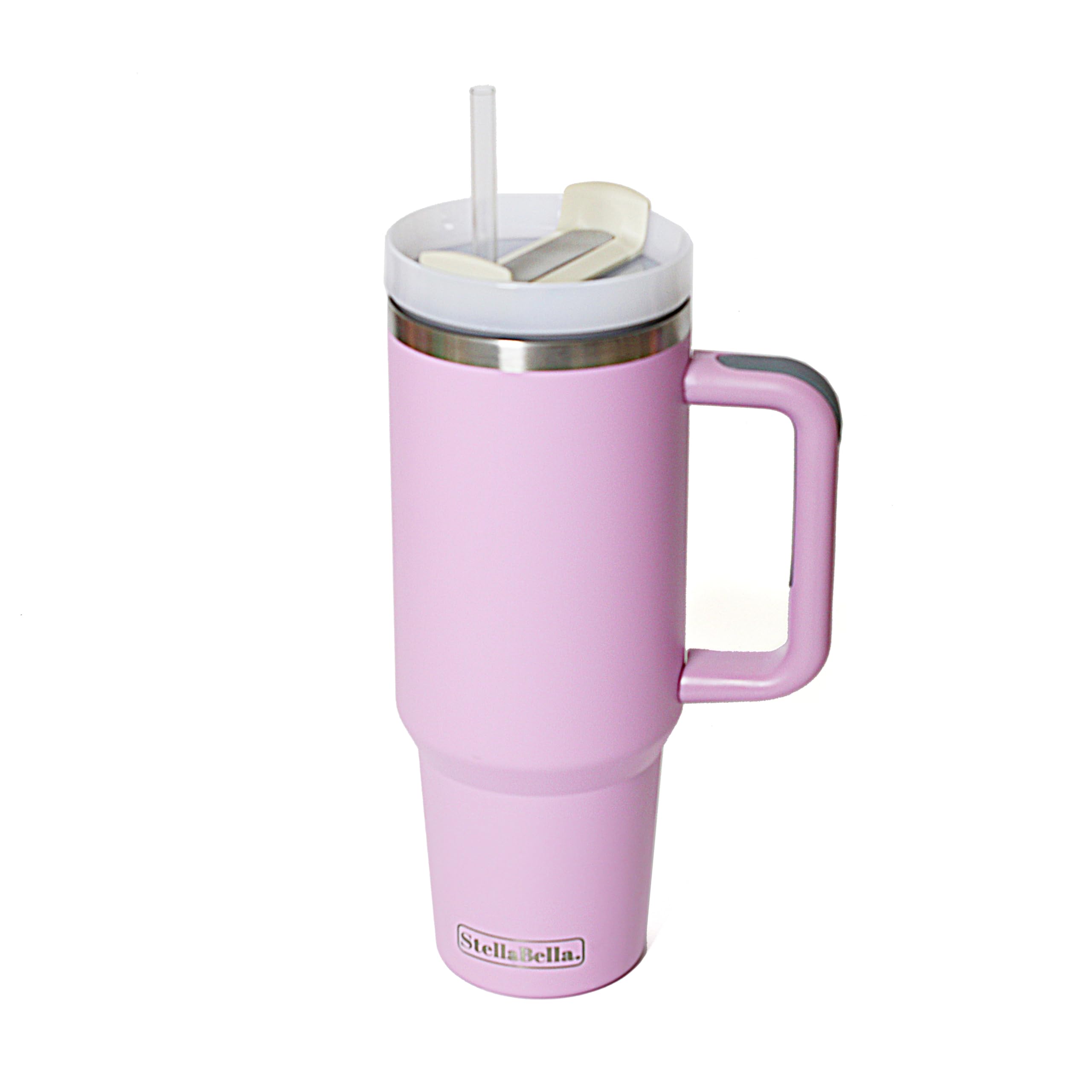 StellaBella 40oz Tumbler with Straw (Purple)