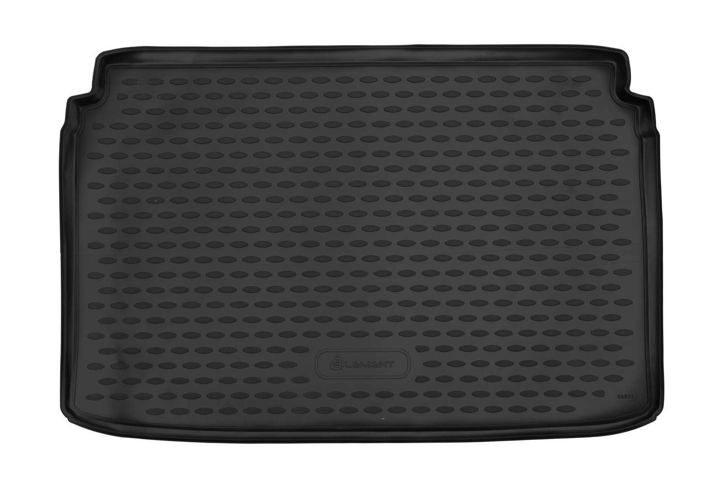 Element Tapis de Coffre Bac de Protection Antiderapant en Caoutchouc sur Mesure Ford EcoSport 2018-2nd gen uppertrunk