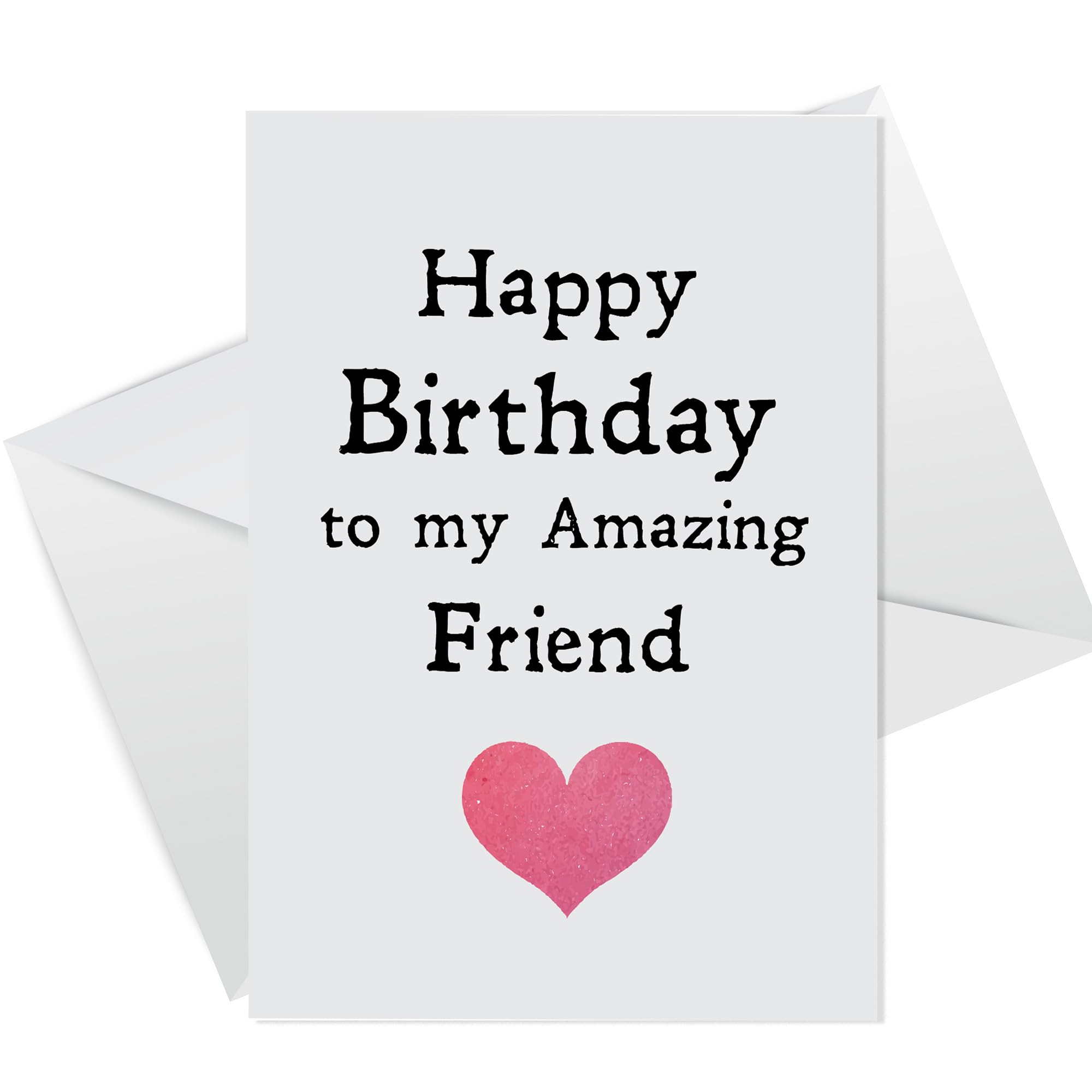 RED OCEAN Birthday Card For Best Friend, Amazing Friend Birthday Card, Card For Him, Card For Her, Best Friend Birthday Card, Thank You Card, Greetings Card With Envelope
