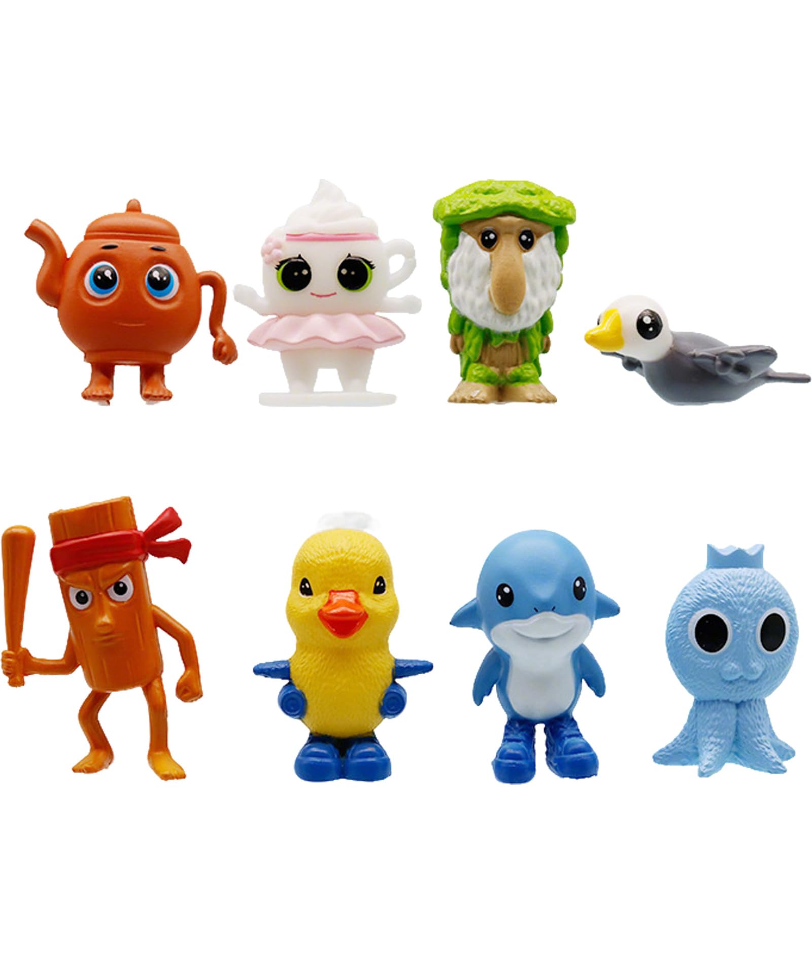 8PCS Italian Brainrot Toys, Unique Desk Decor for Collectors