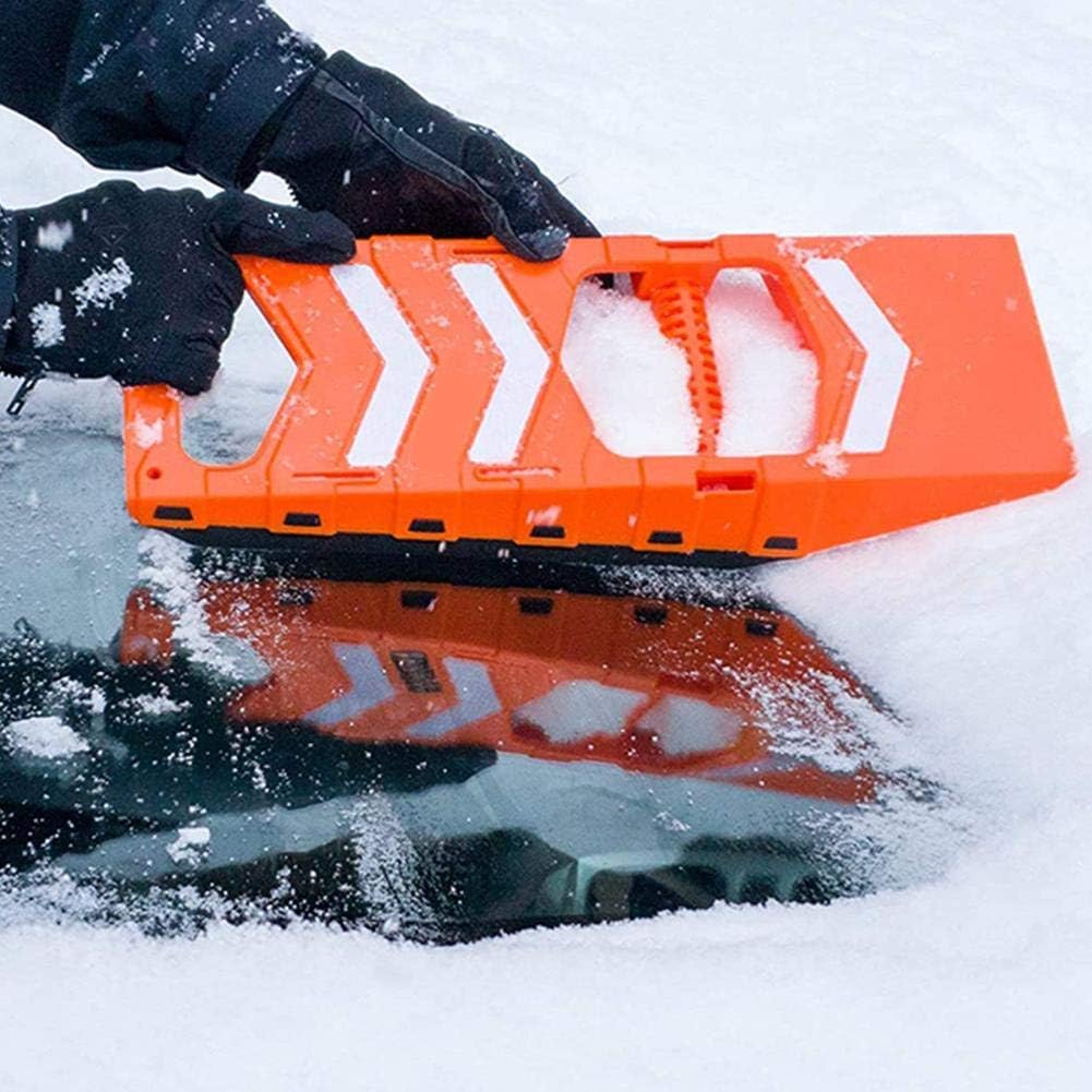 review Multi-Purpose Snow Shovel, Strong, High-Performance, Outdoor Portable Compact Car Snow Shovel Vehicles Snow Scraper, for Car, Snow, Survival, Emergency (S+M+L)