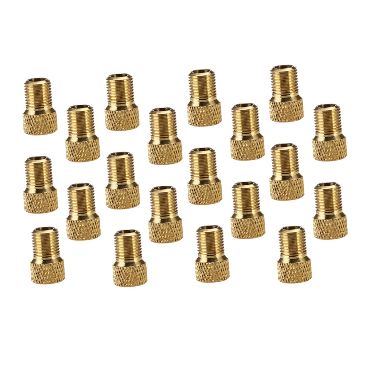 Mipcase 20pcs Universal Bike Tire Adapter to Fit Car Foot Pump Light Easy Install France Us Mouth Tire Adapter