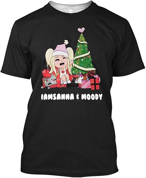 I Am Sanna Moody T Shirt Black Amazon Ca Clothing Shoes Accessories