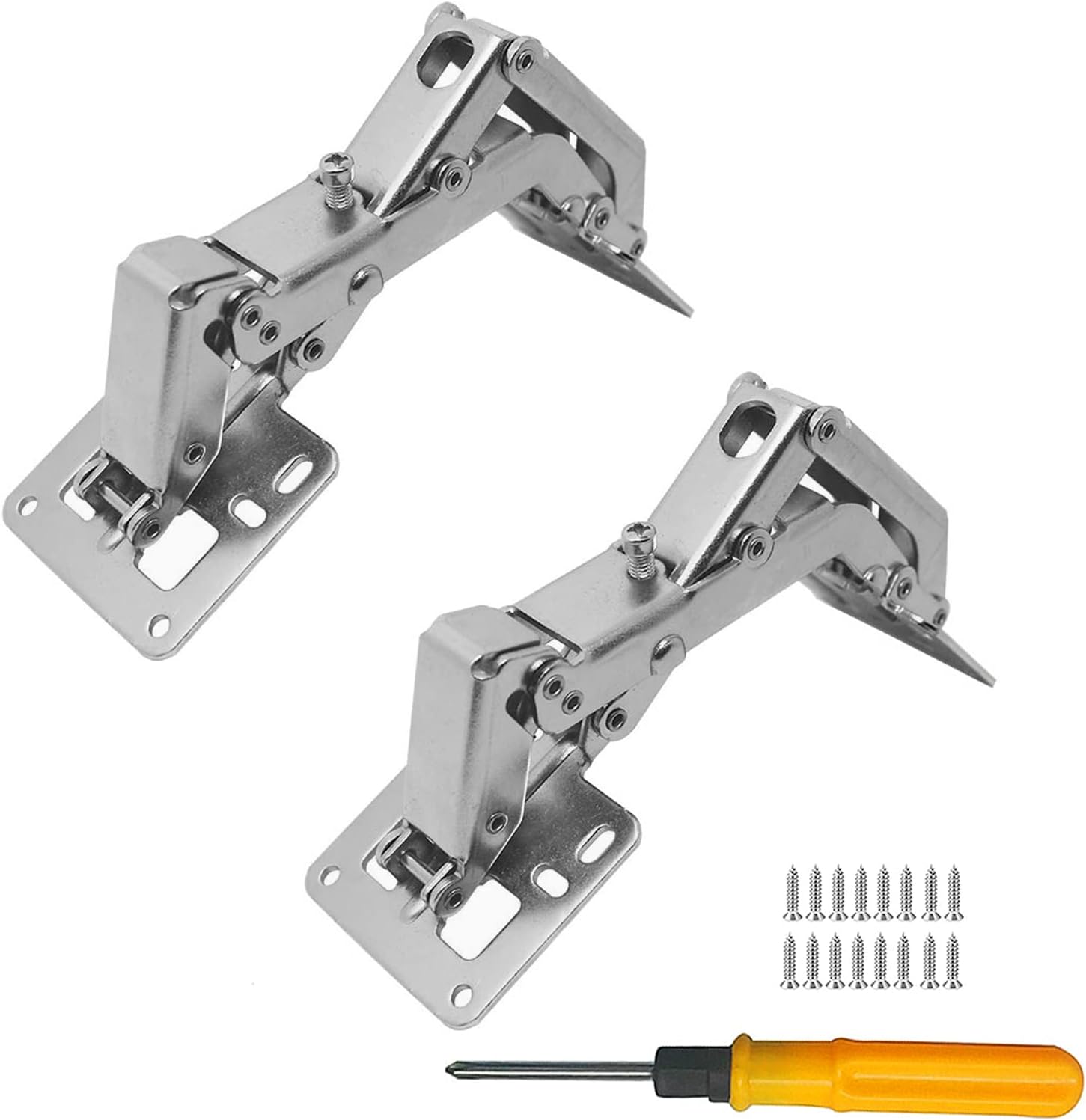 Jiaxitek 2Pack Hidden Hinges 170 Degree Soft Close ，Hydraulic