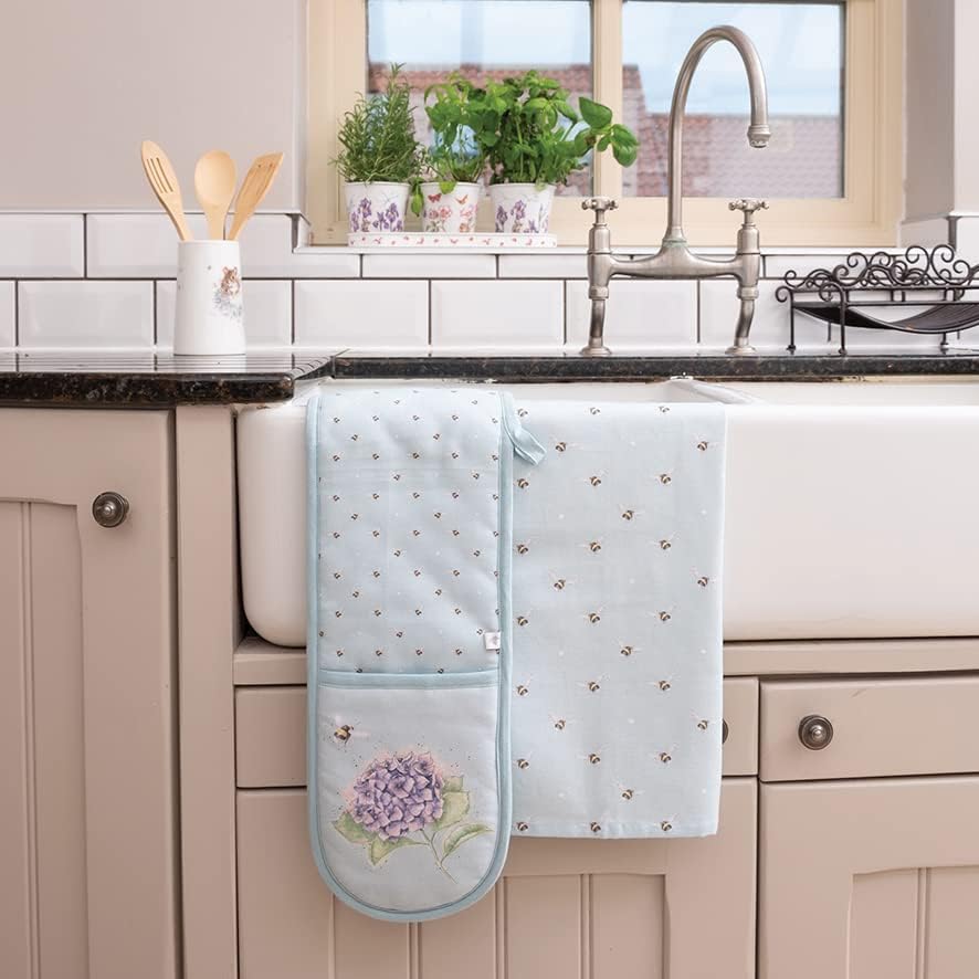 Manique double abeille gant de cuisine isolant Wrendale Designs - 6