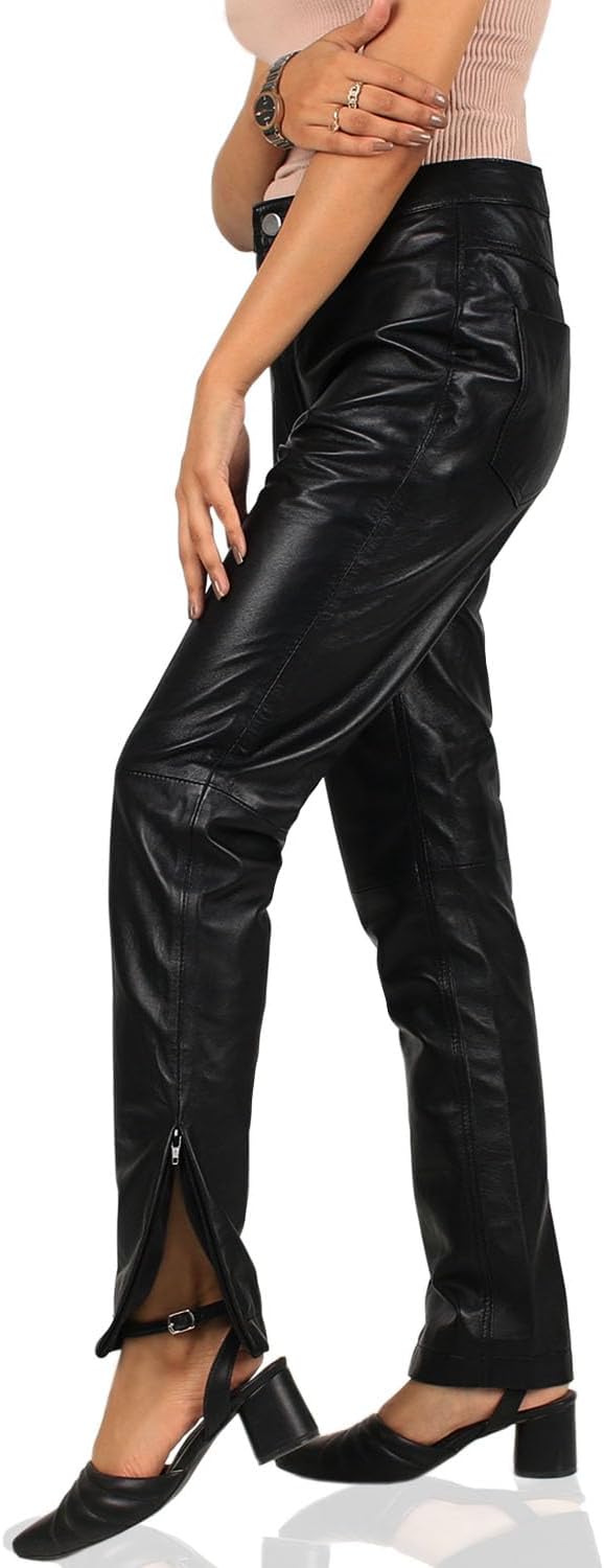 Laverapelle Womens Genuine Lambskin Zip-Slit Leather Bhutan Ubuy