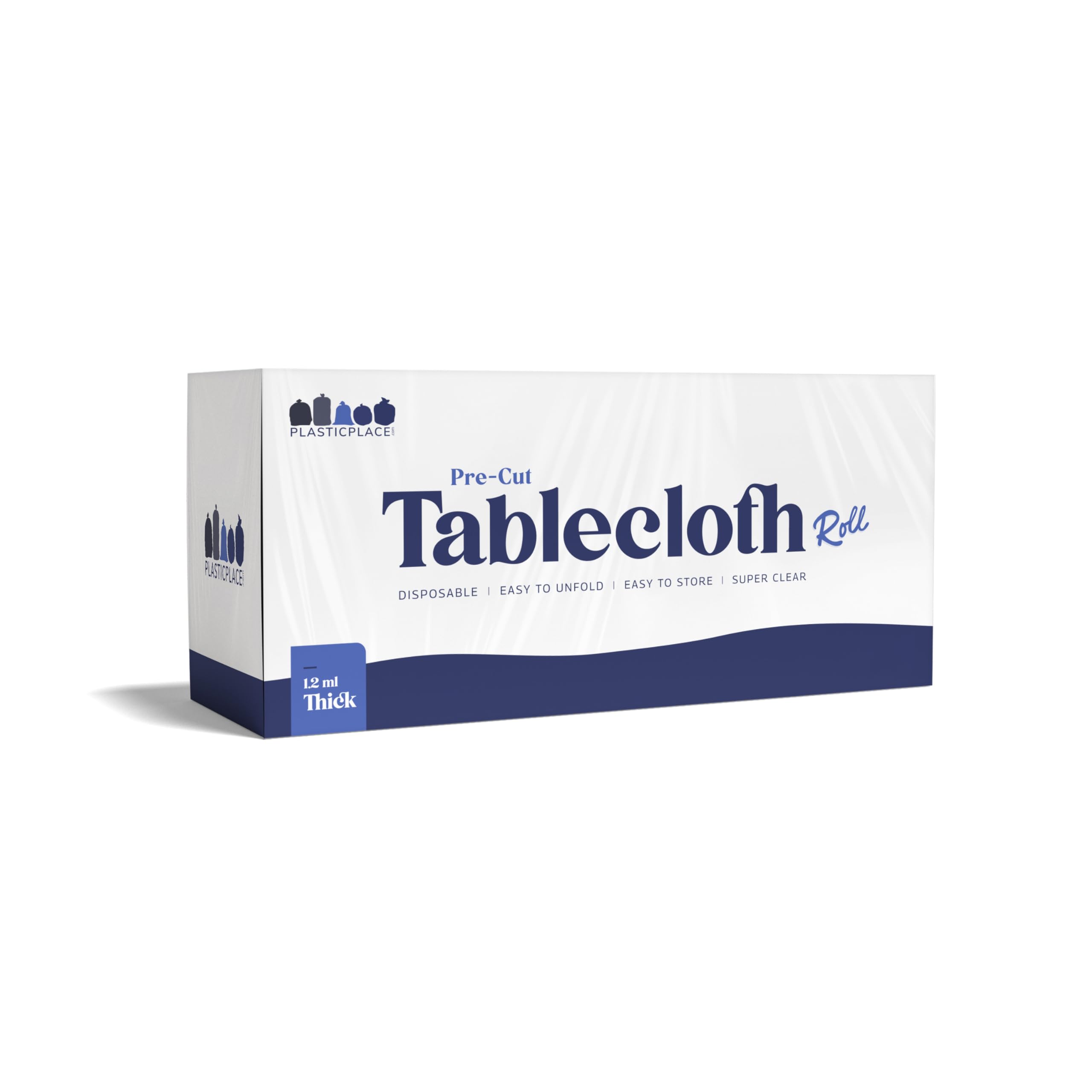 Nappe jetable prédécoupée transparente indispensable pour fêtes et événements