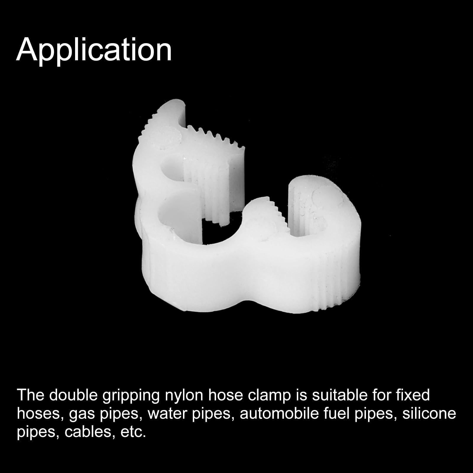 Sourcing Map Lot De 8 Colliers De Serrage En Nylon à Double