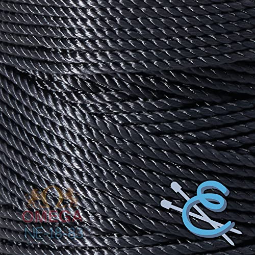 Image of Espiga No.18-100% Nylon Omega String Cord for Knitting and Crochet - 83 Oxford Gray