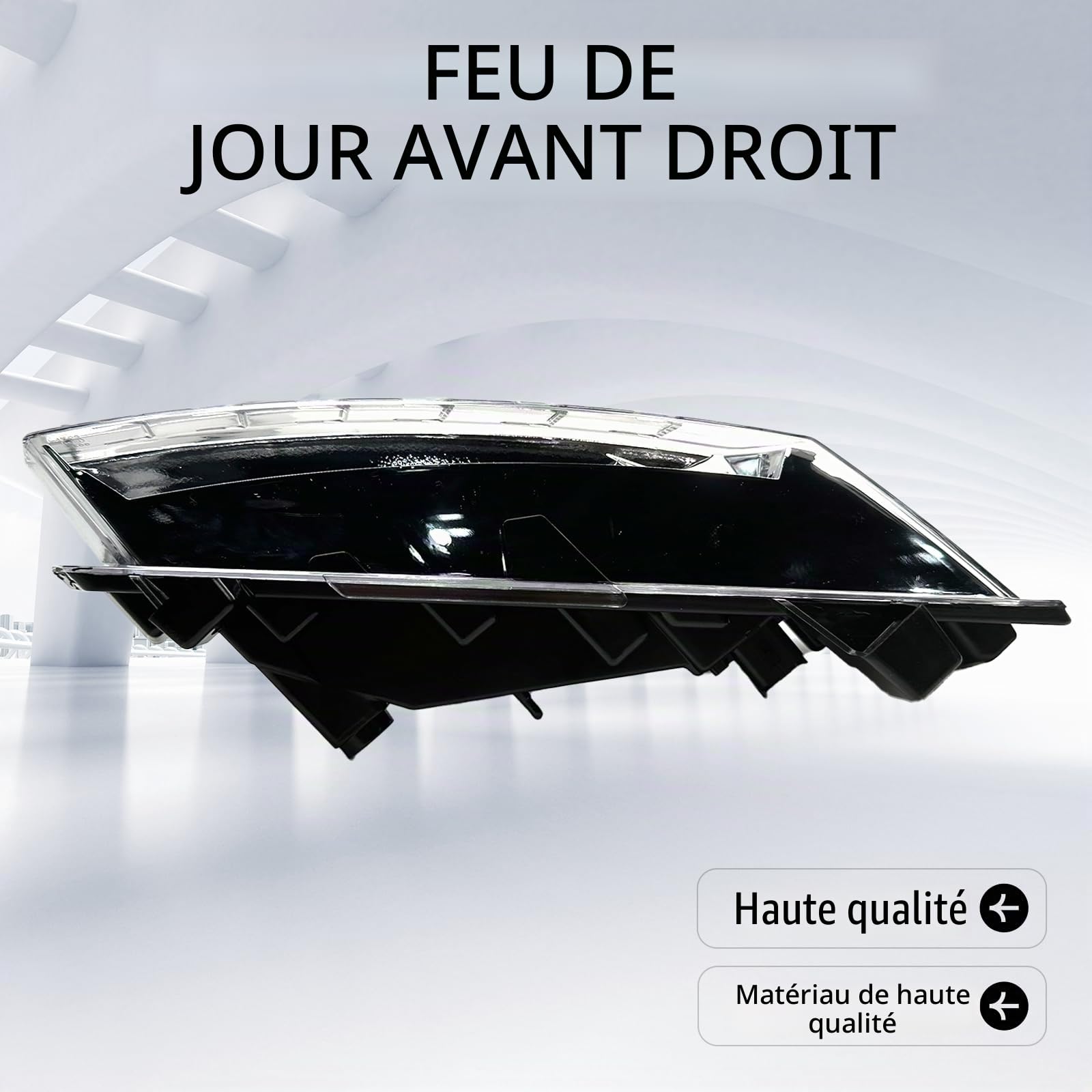 Feux de jour avant droit, Feux de jour compatibles avec Renault Clio 4 (IV) 2016–2020, Feux de jour 266007864R