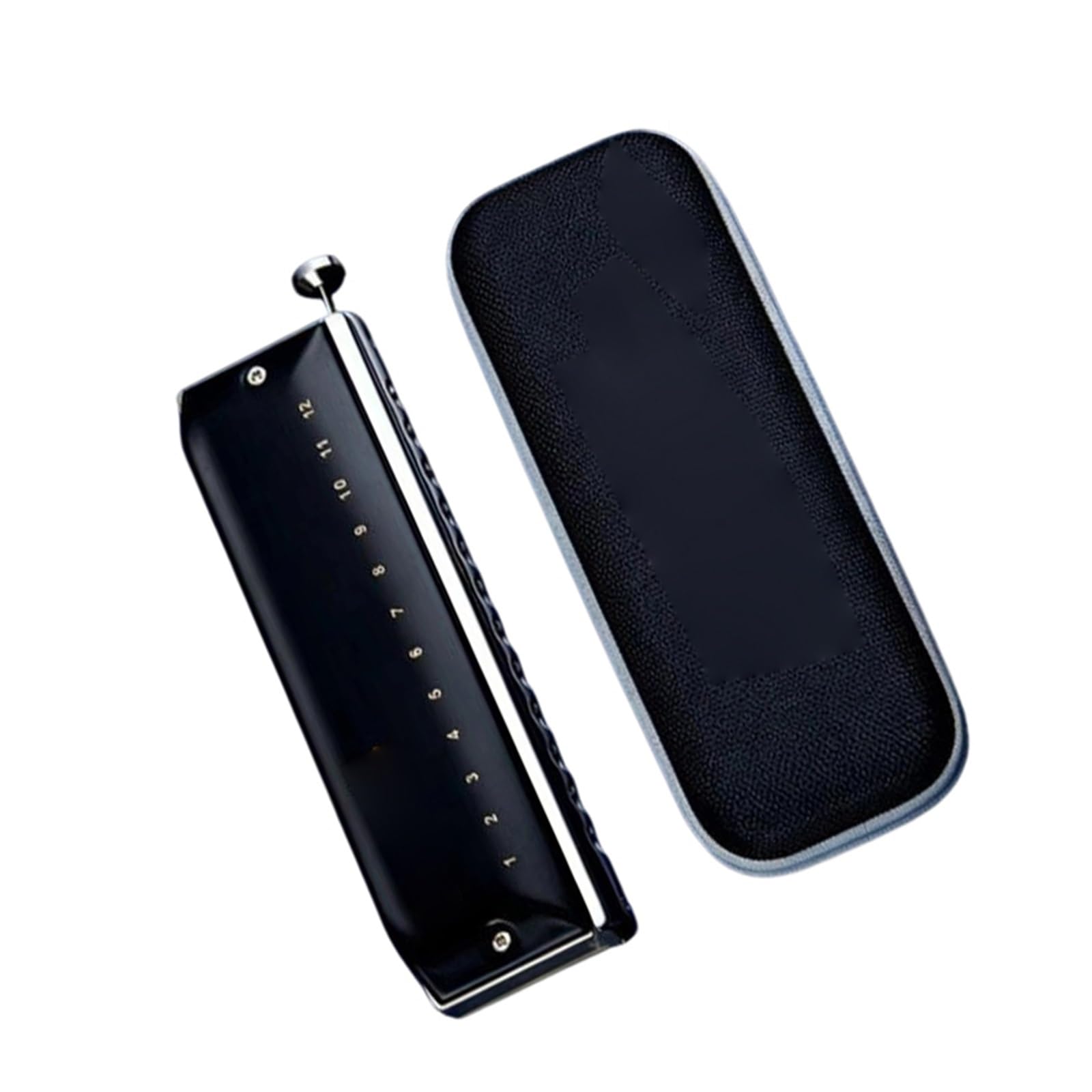Armonica Blues Chiave C Dell'armonica Cromatica A 12 Fori | Chiave C armonica cromatica a 12 fori per principianti e prestazioni professionali(Washable D key)