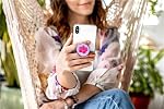 Expanding Phone Mount Grip Holder for Cellphone,Collapsible Stand（3 Pack）-Marble Geometry Classic in a Variety of Color