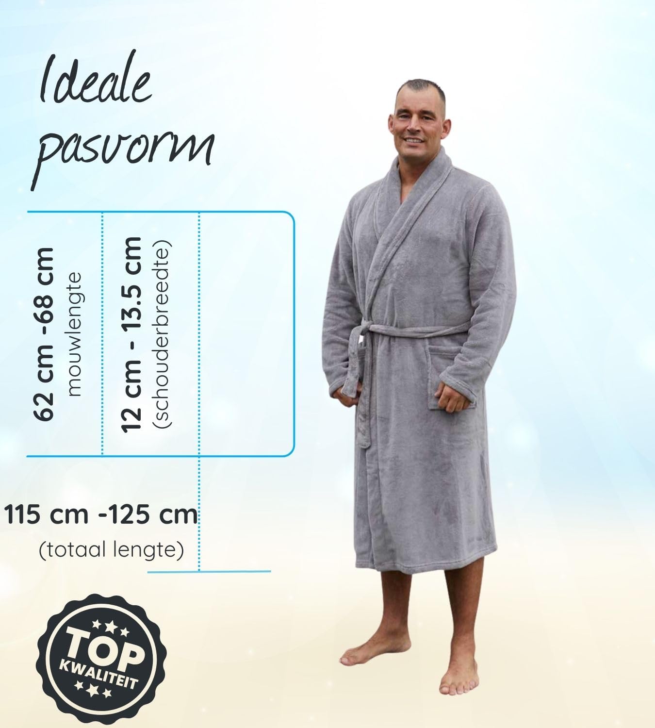 RELAX COMPANY - Fleece-Bademantel mit Namen Bestickt - Bademantel - Schalkragen - Männer und Frauen - Morgenmantel mit Stickerei personalisiert