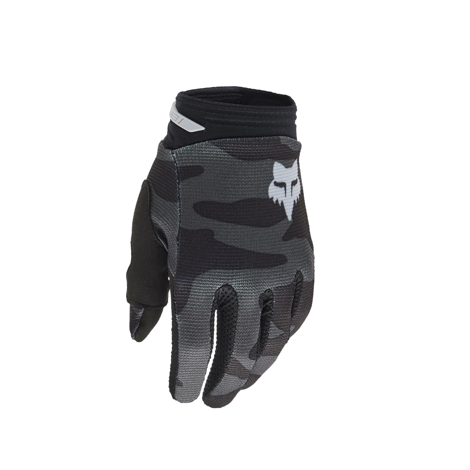 Fox Racing YOUTH 180 BNKR MOTOCROSS GLOVE, BLACK CAMO, Large