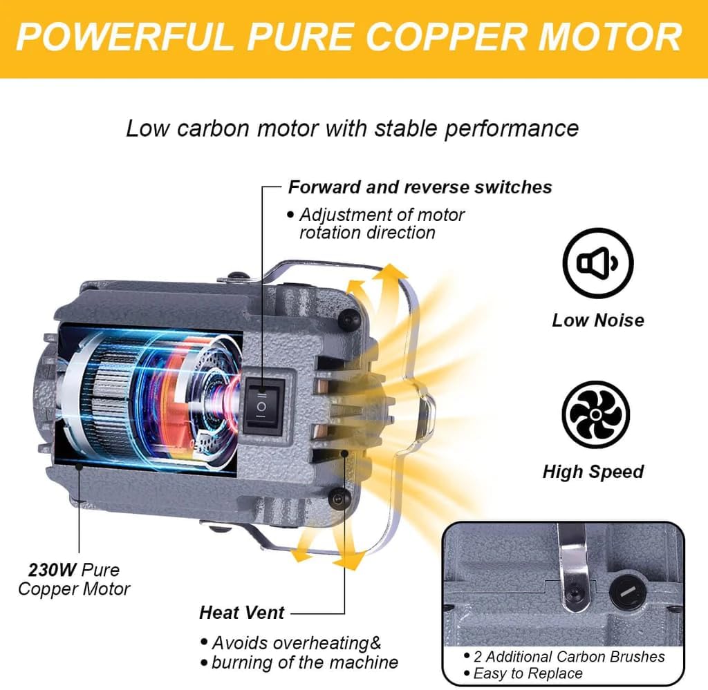 S-R Hanging Flex Shaft Grinder 230W Rotary Tool with Stepless Speed Foot Pedal Rotary Carver 0-180000rmp for Carving, Buffing,Drilling,Polishing (4mm flexshaft)