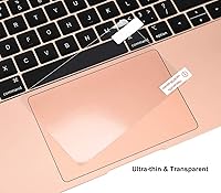 Vista 4 de Protector de trackpad para MacBook Air 2021 2020 de 13 pulgadas A2337 M1 A2179 A1932 Touch Pad cubierta antiarañazos para MacBook Air de 13 pulgadas