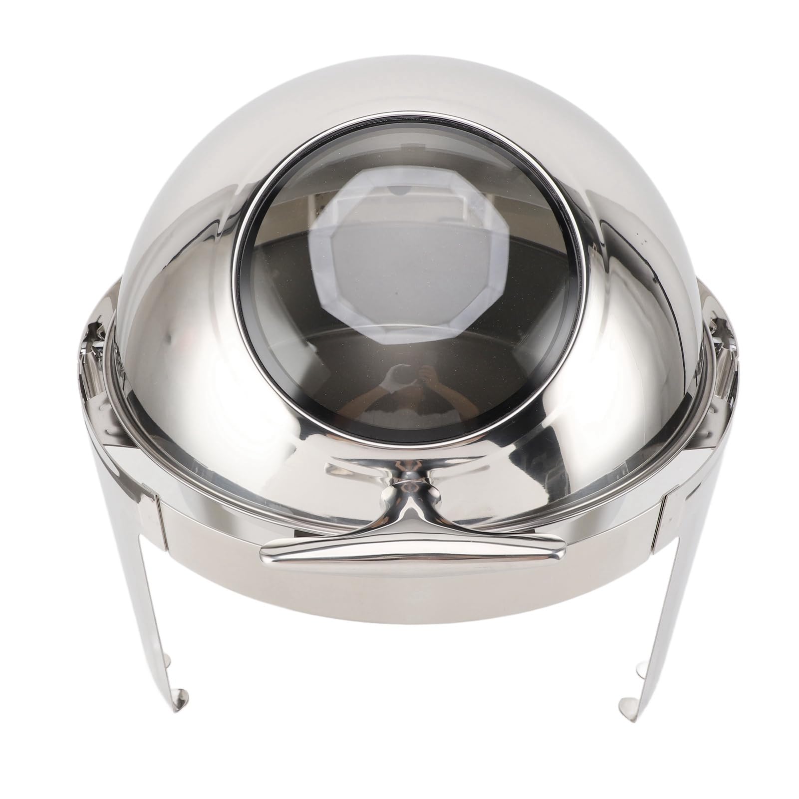 Set Pentole Acciaio Inox Wilprep Scaldavivande Buffet 9L - 4 Pezzi, Acciaio Inox, Per Catering, Feste, Matrimoni Contenitori Catering Acciaio Inox