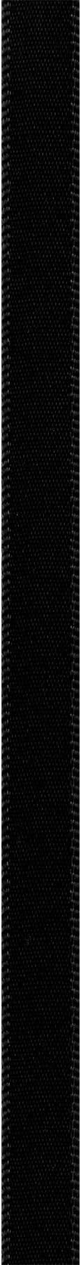 Berwick Offray 072035 3/8" Wide Single Face Satin Ribbon, Black, 6 Yds