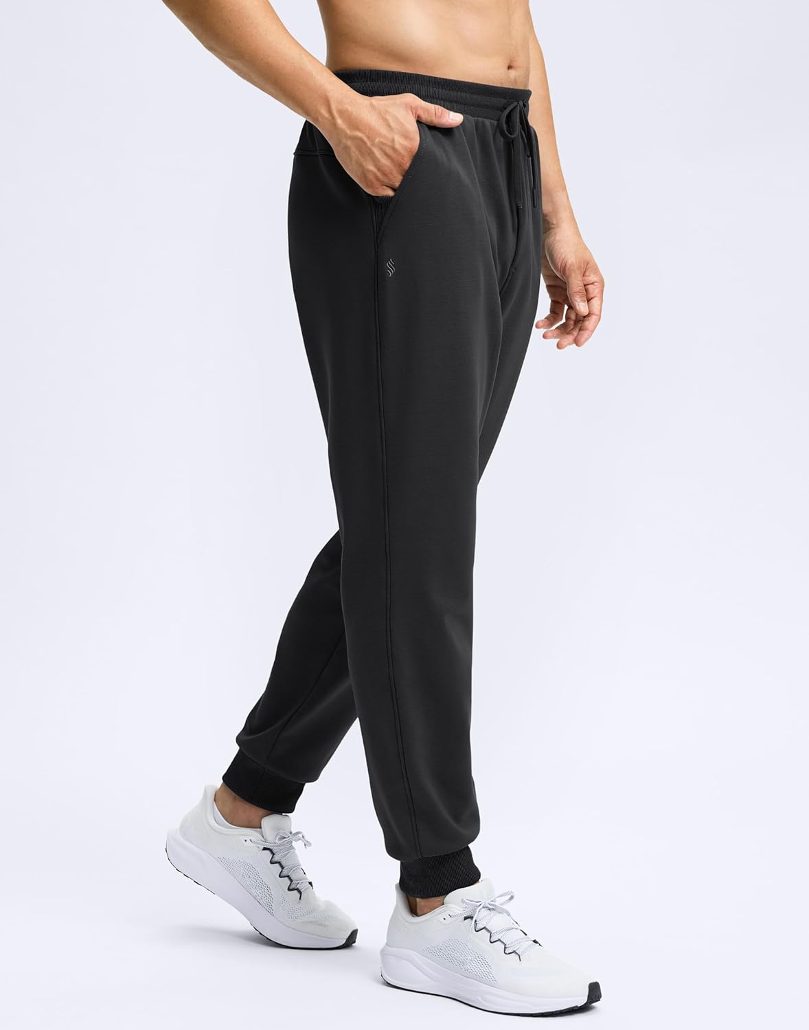 Soothfeel Men's Fleece Joggers Cotton Sweatpants with Deep Pockets Loose Athletic Running Gym Workout Winter Warm Pants - Image 6