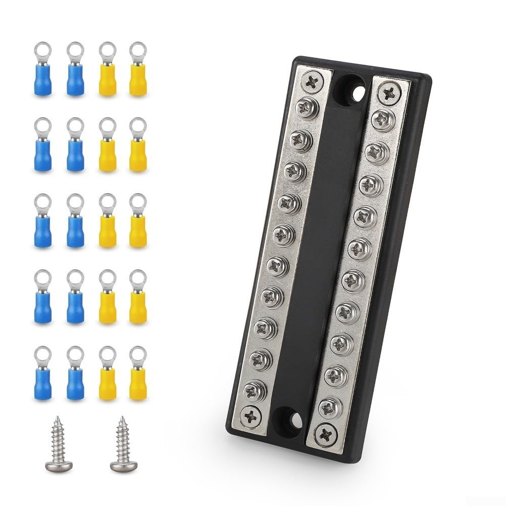 Barra Colectora Dual RV 5 Circuitos 100A Cobre(10 Circuits)