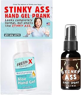 Stinky Hand Gel - Hand Gel Prank with Stinky Ass Fart Spray - Hand Gel Smells Gross - Very Funny New Prank