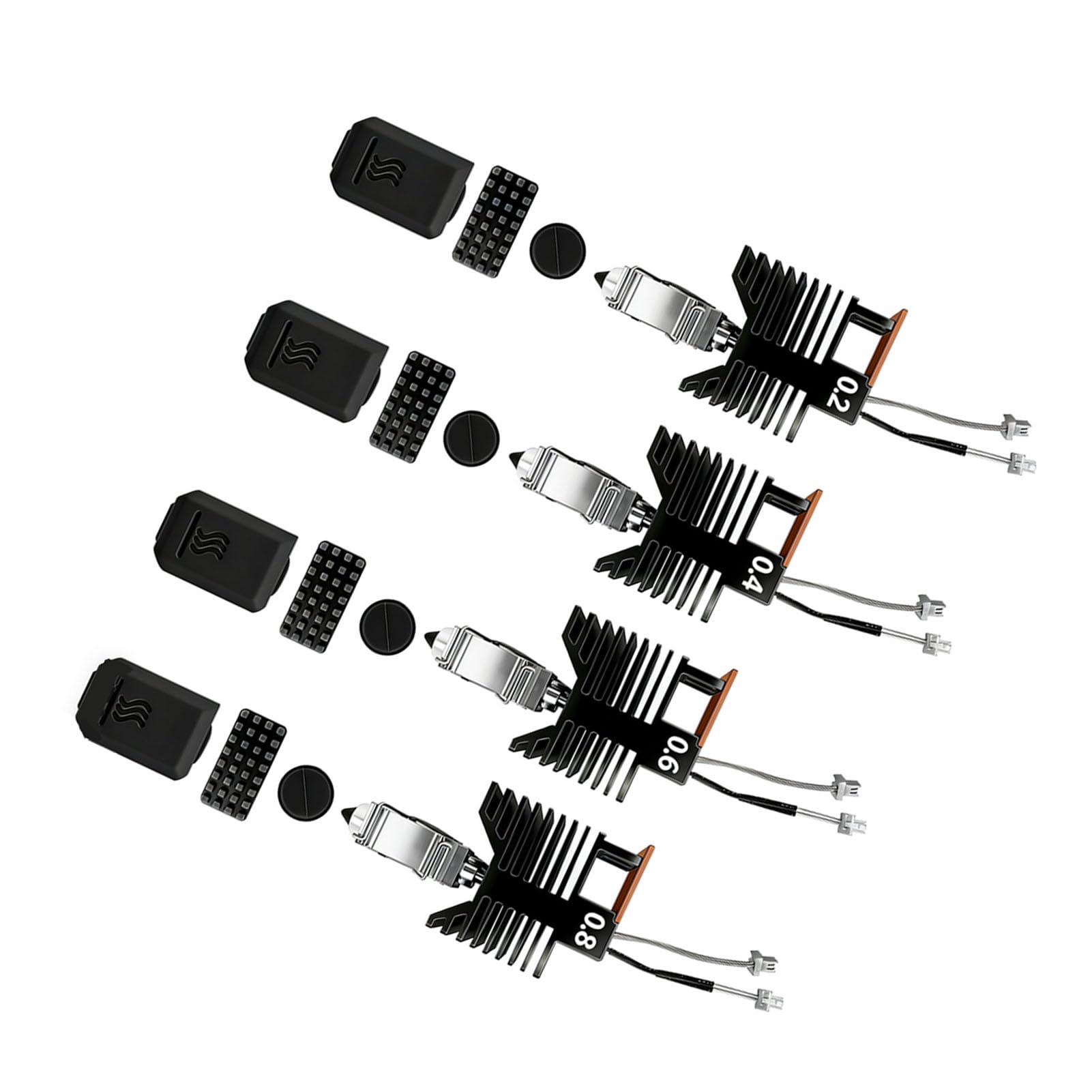 Zestaw Hotendu z grzałką ceramiczną 48 W do Snapmaker U1 | Dysze ze Stali Hartowanej 0,2 Mm 0,4 Mm 0,6 0,8 do Szybkiej Wymiany Drukarki 3D