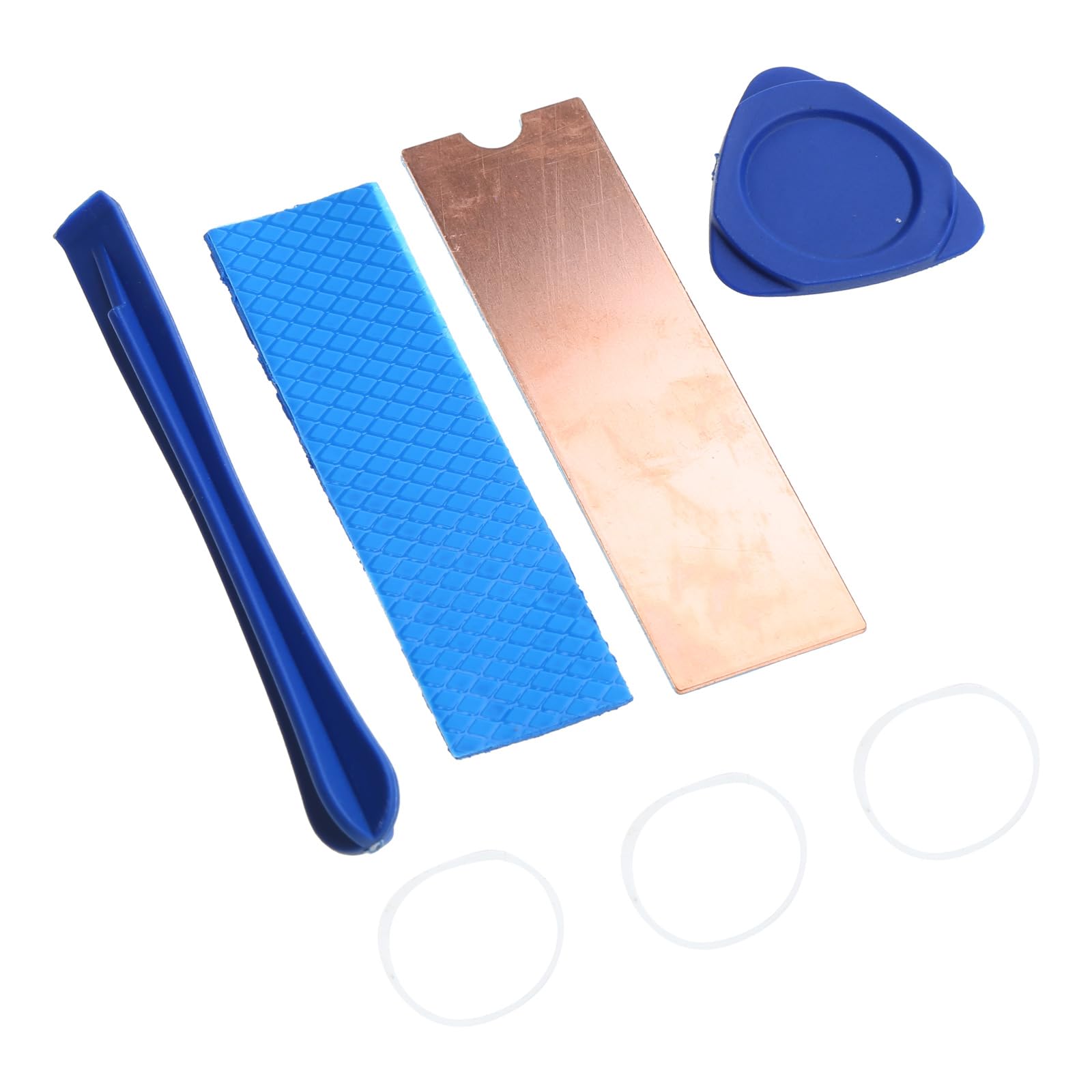 GMBYLBY M.2 NVMe 2280 SSD Heatsink M.2 NVMe Hard Hard Drive Heat Sink Good Ductility Heatsink Silicone Thermal Pad Simple Mounts Version