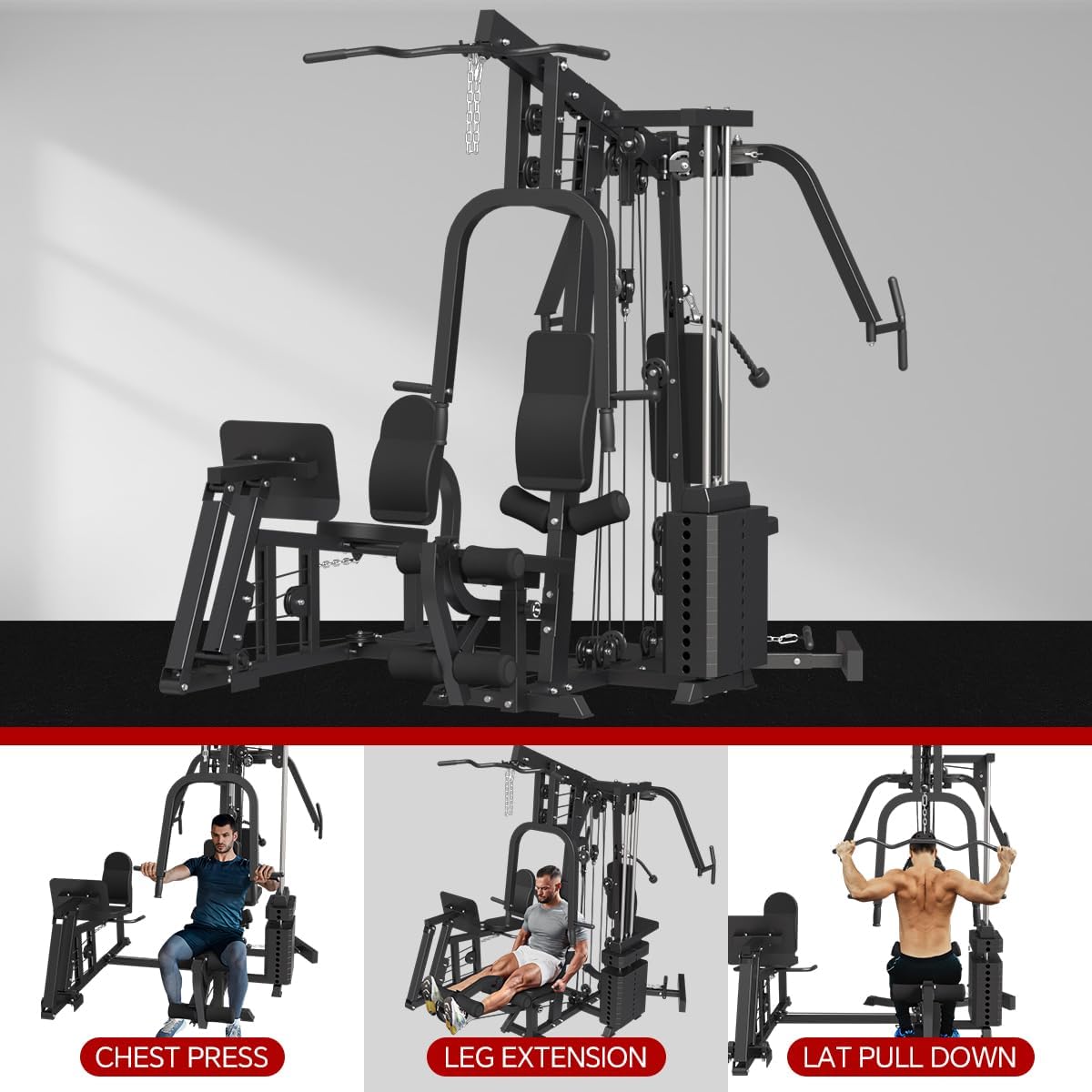 Multifunction Home Gym System Workout Station,Smith Machine ...