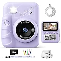 TIATUA Macchina Fotografica Bambini Istantanea, 3.0 Pollici Fotocamera Digitale Bambini