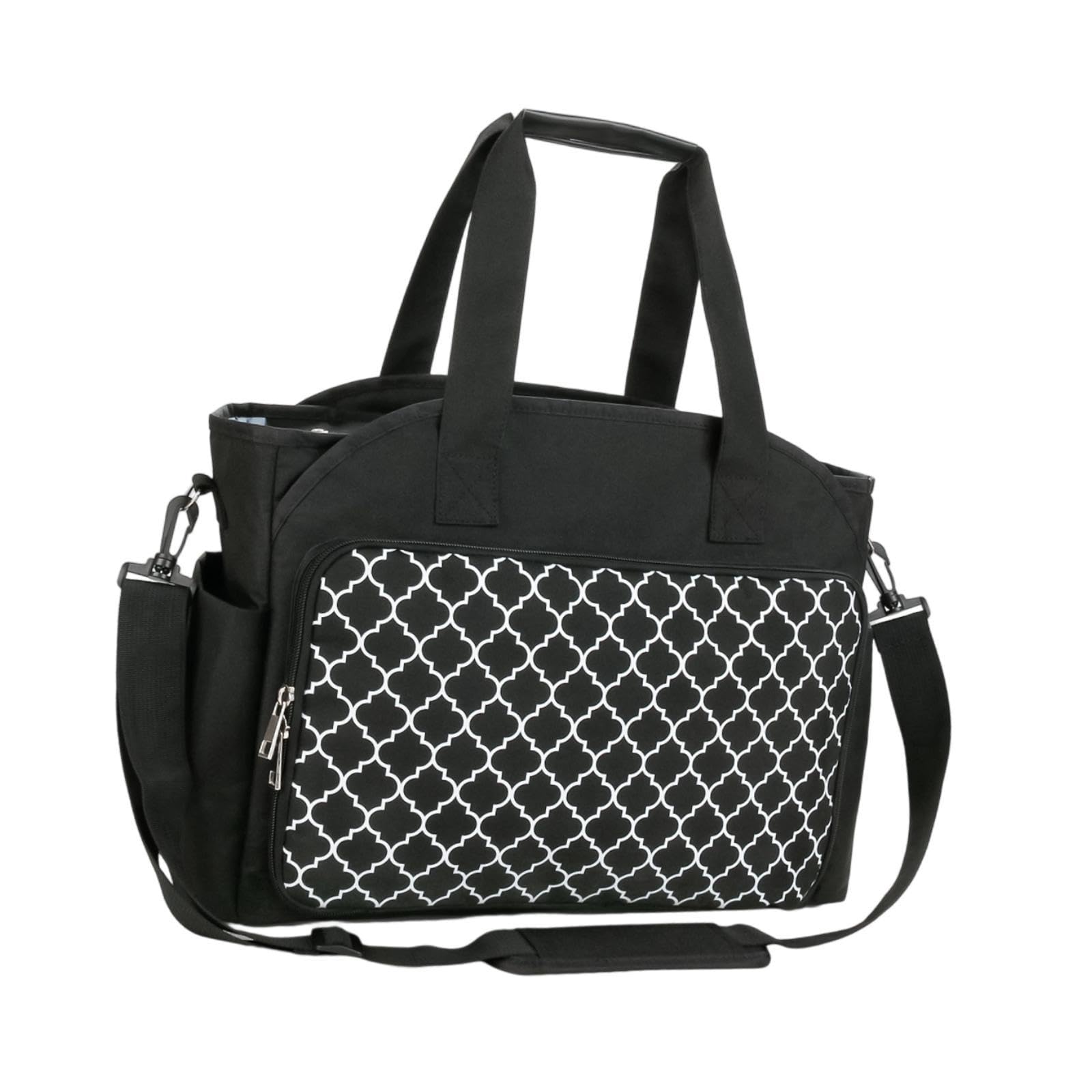 Bolsa Organizadora, Estuche para Agujas de, Gran Capacidad, Ligera, de Tela Oxford, Ideal para Aficionados Al Bricolaje Que Están Si, Negro, Individual