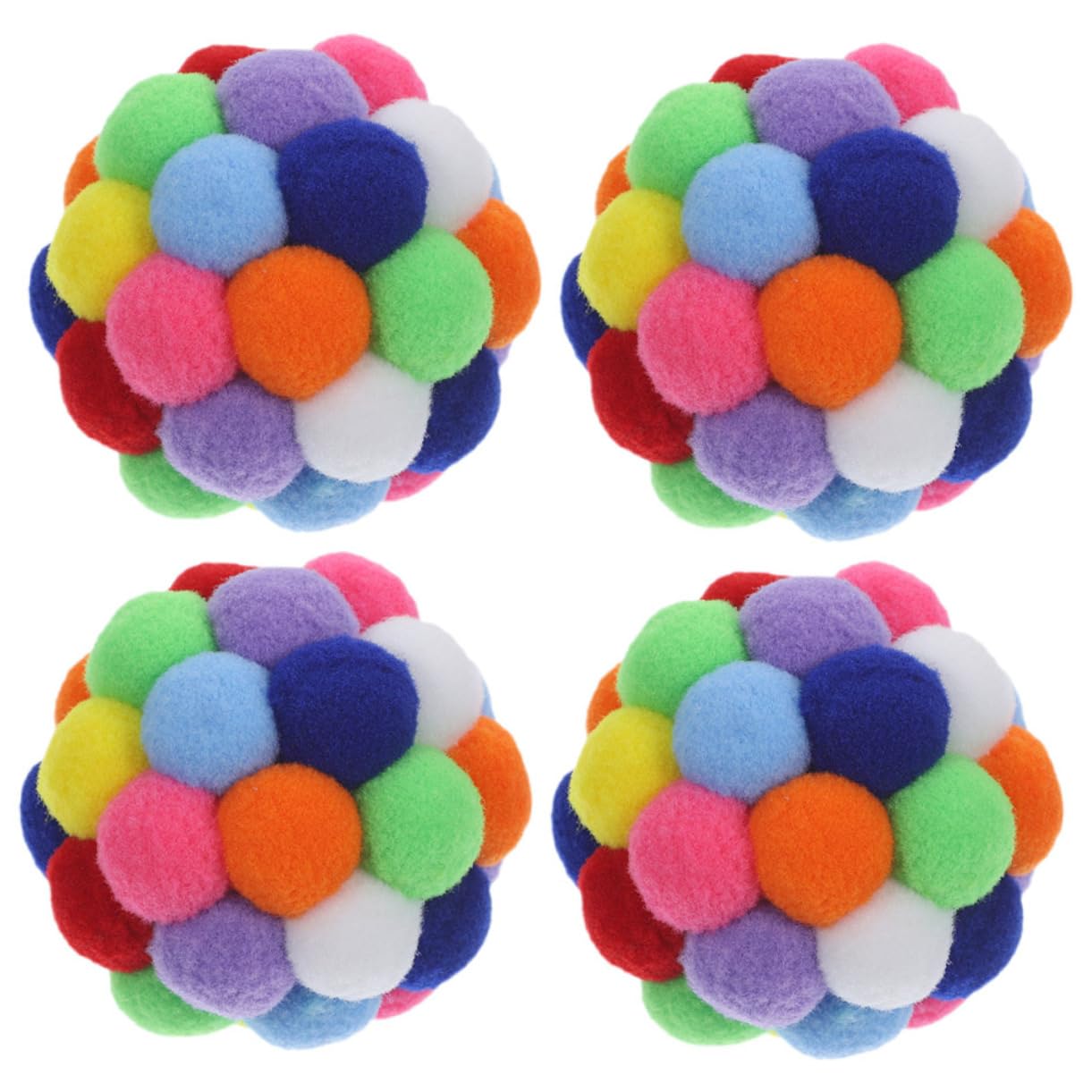 Toddmomy 20piezas De Juguete para Gatos con Cascabeles Bolas De Interactivas para Gatos De Interior Juguetes para Estimulación y Ejercicio De Mascotas