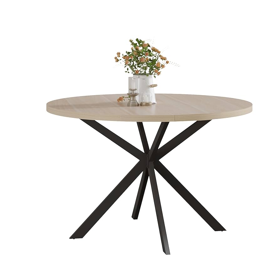 Amazon.com - ChooChoo 47.2 Inch Round Dining Table for 4