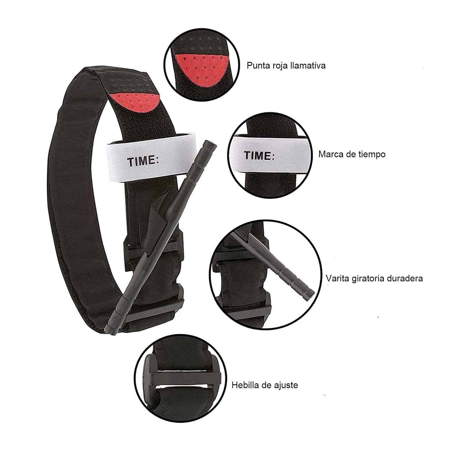 Bolsa Torniquete Molle Torniquete Táctica EMT Tijeras Medicas, Bolsa Torniquete Titular Táctico Militar para Torniquete y Tijeras Para Primeros Auxilios y Emergencias al Aire Libre