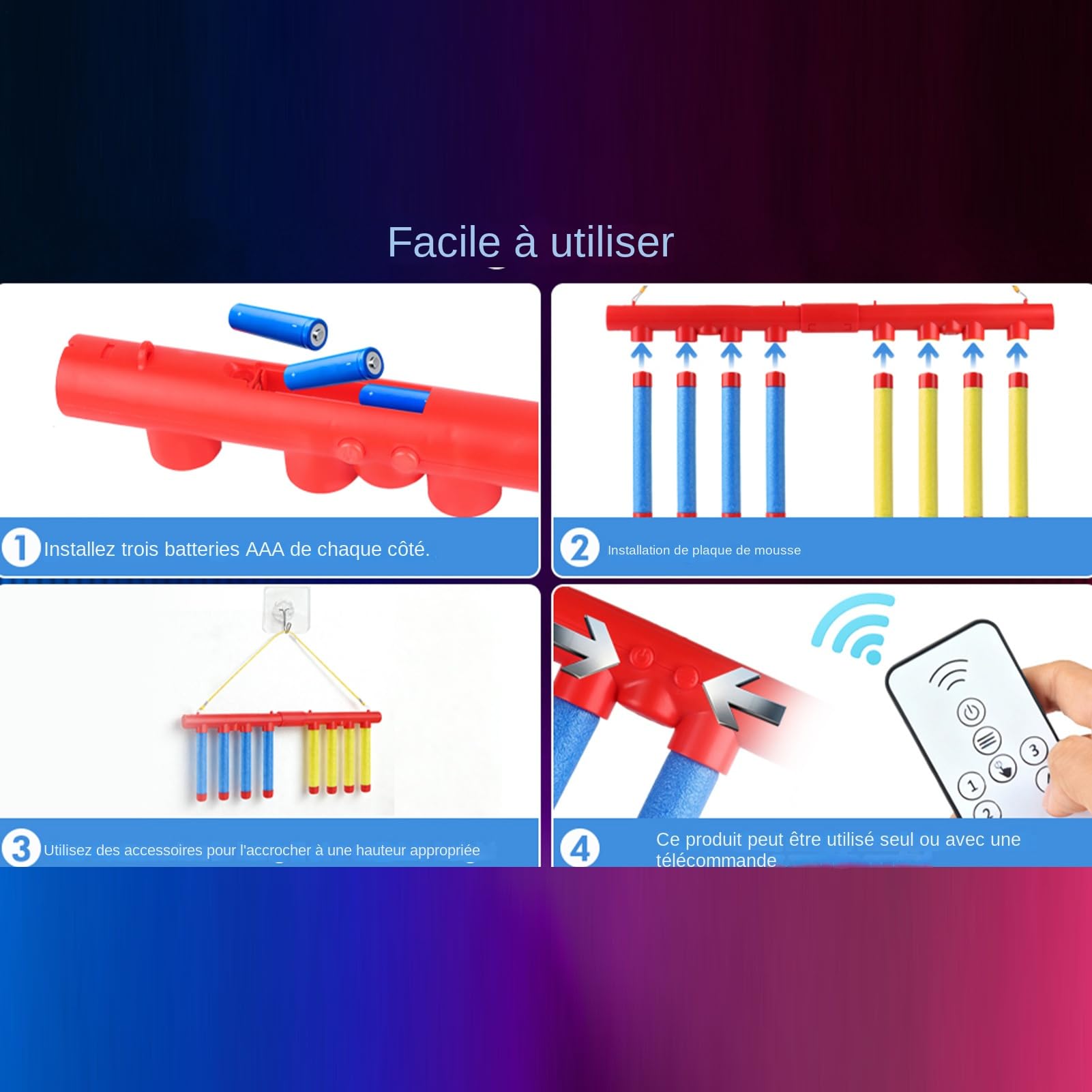 Jeux De Reflexe 3 Vitesses Réglables, Drop Stick Reflex Challenge Game, Hand Speed Challenge Game pour Enfant Et Adultes