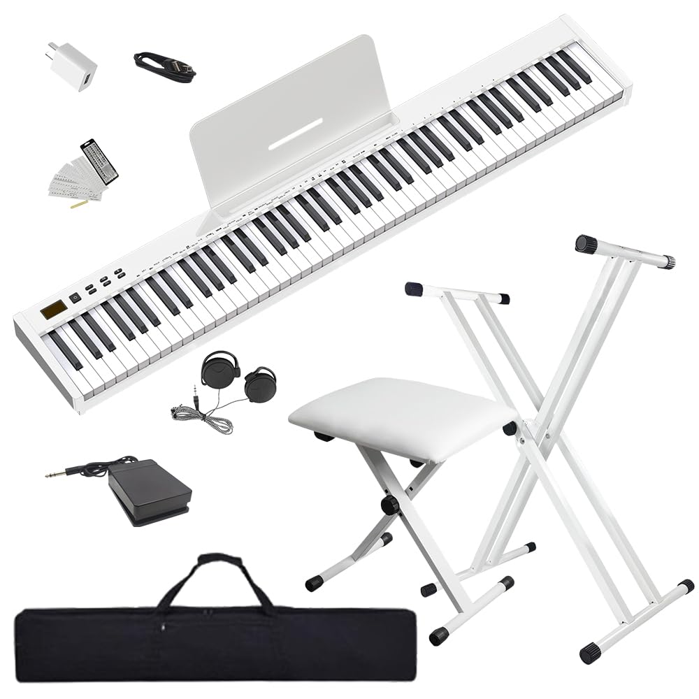 Amazon | 【電子ピアノセット】ニコマク NikoMaku 電子ピアノ 88
