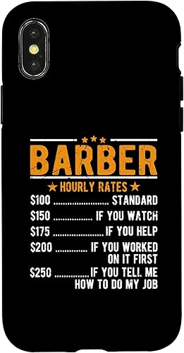 Miniatura 7 de Funda para iPhone 11 Barber con tarifas por hora