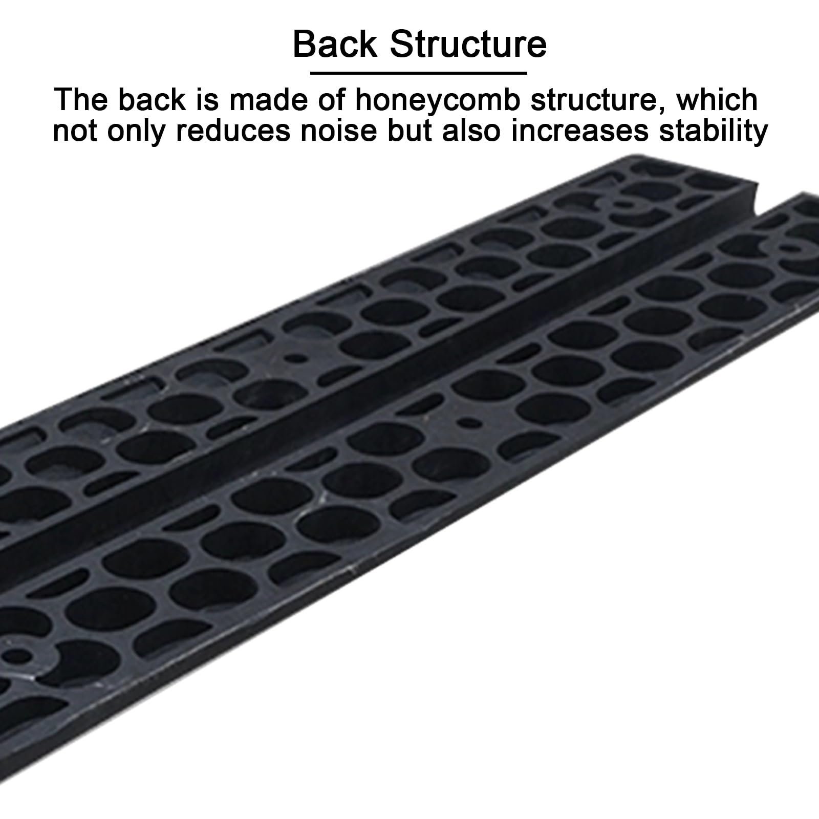 Pasacables de Suelo, Protector de Cables Caucho, Reductor de Velocidad de Cauchos de 100cm, Diseño de un Solo Carril, Capacidad de Carga de 50 T